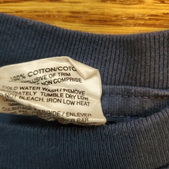 Three Wolves and the Moon...Men's S. blue t-shirt 100% cotton - Picture 4 of 4